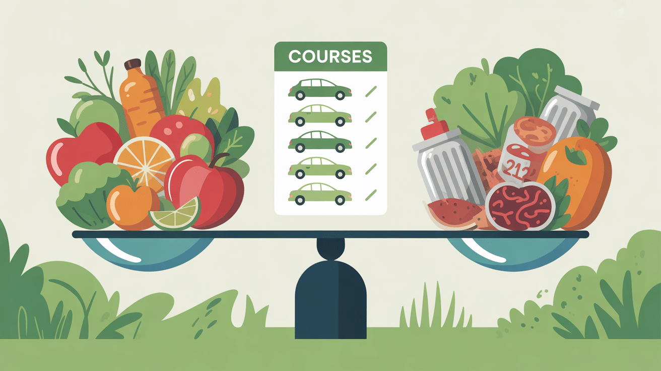 Limiter gaspillage alimentaire liste des courses optimisee