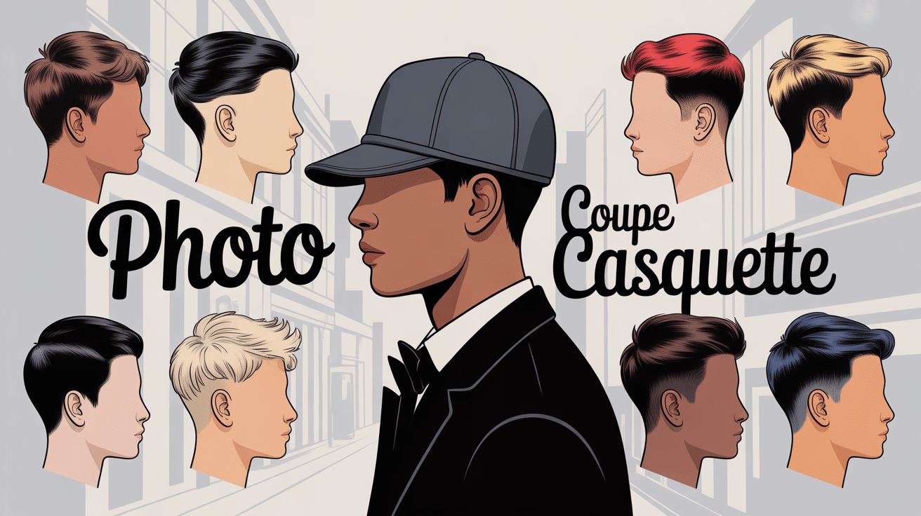 Photo coupe casquette silhouette tendance homme