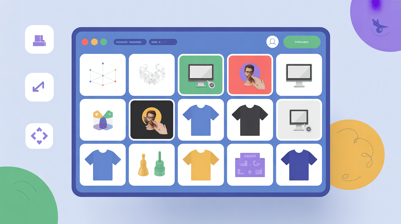 Interface tunetoo création textile simple