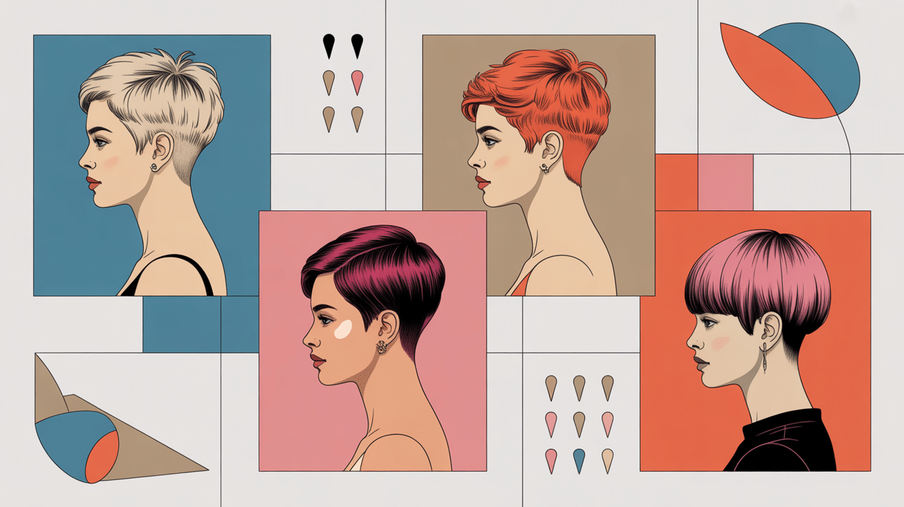 inspirations coupes courtes femme tendance visage rond moderne 2025