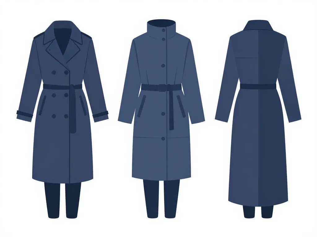 différents styles de doudoune longue comparés