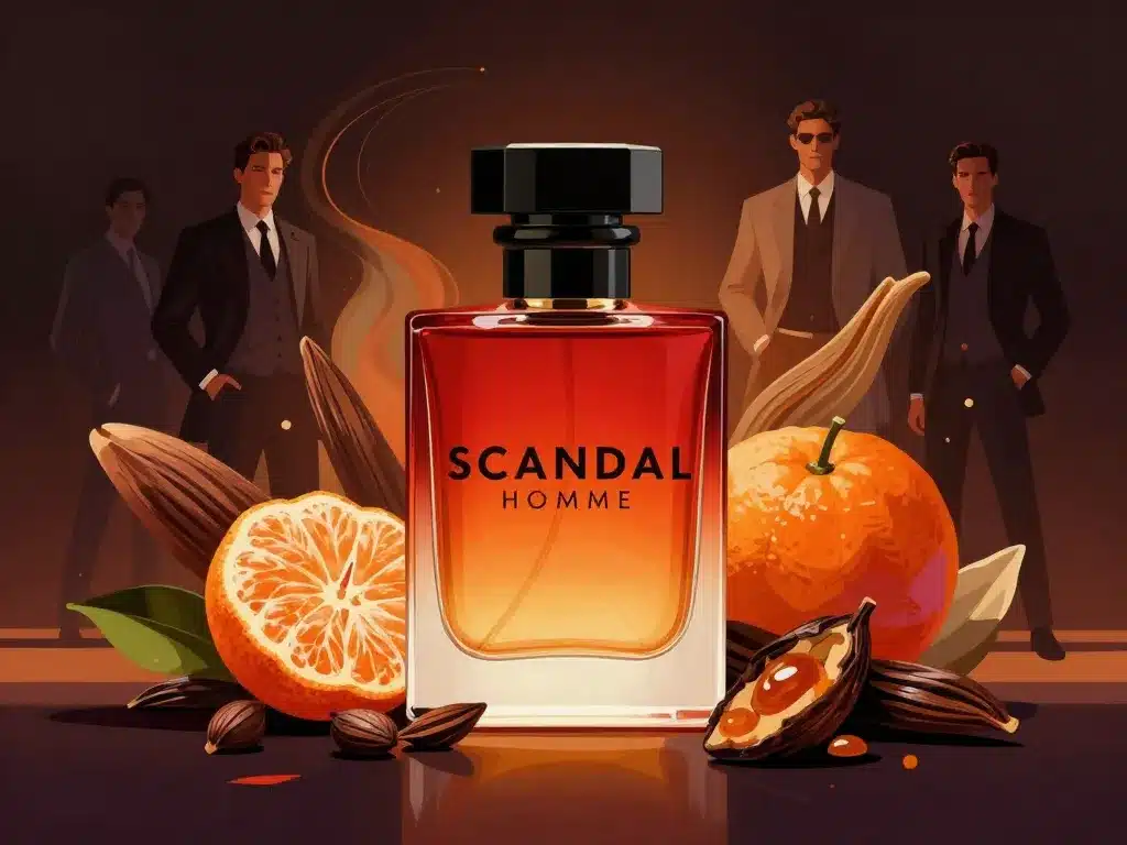 Parfum Scandal homme succès et éléments olfactifs