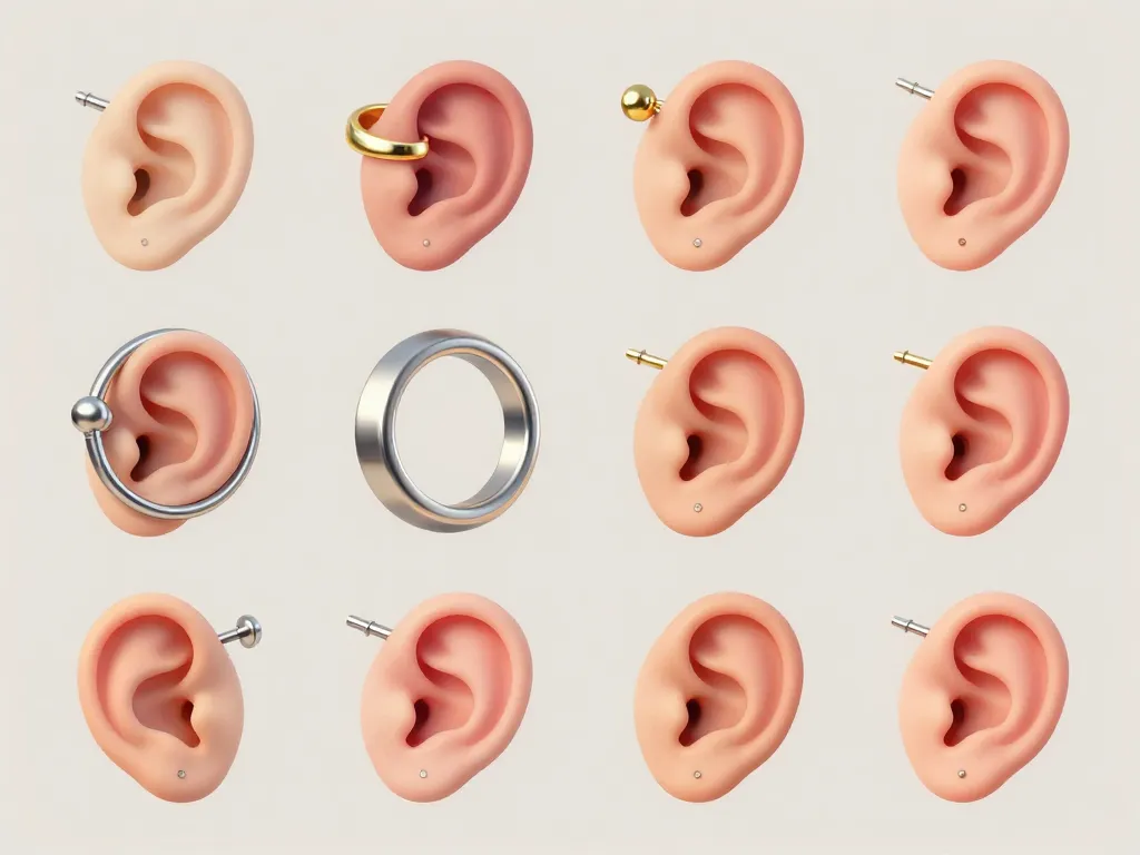 scène visuelle piercing oreille prix et choix bijoux