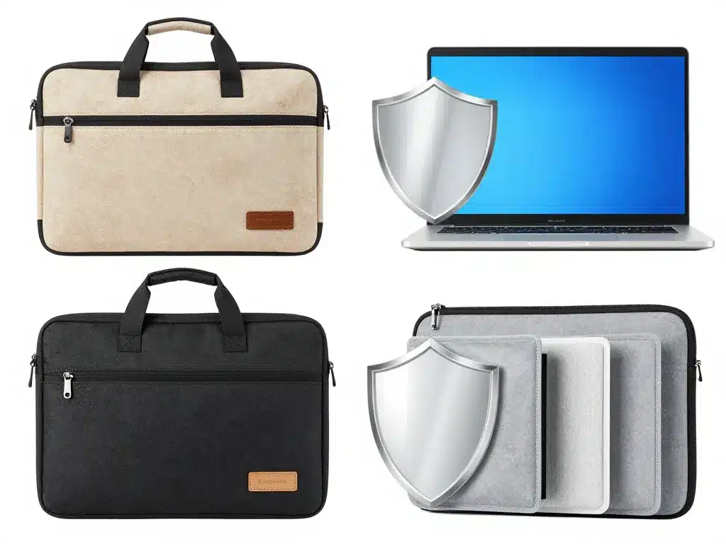 comparatif pochette ordinateur tailles et matériaux