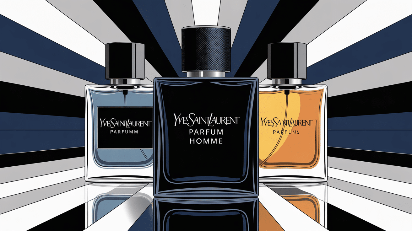 yves saint laurent parfum homme illustration univers choix