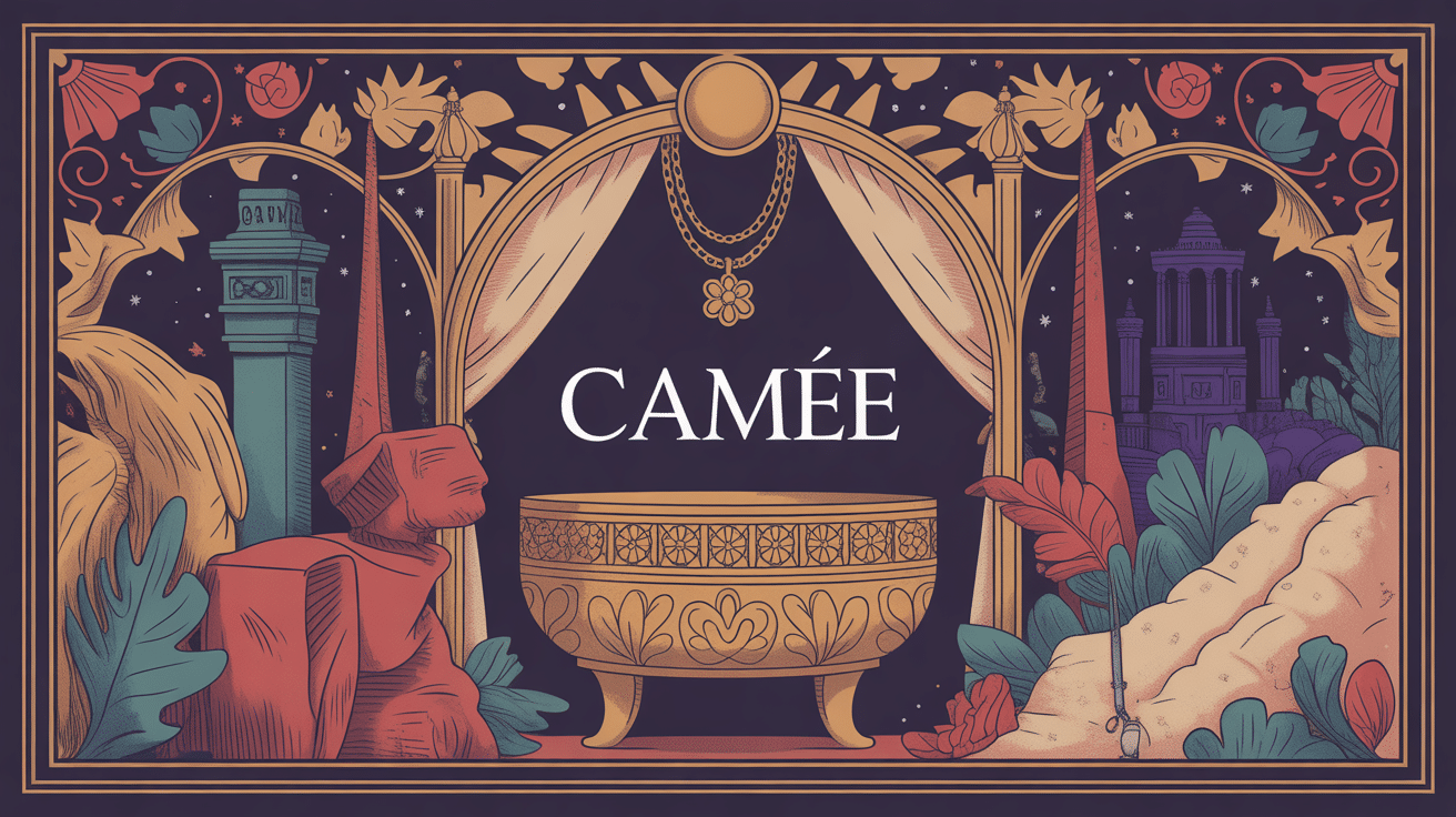 illustration camée bijou gravé art histoire