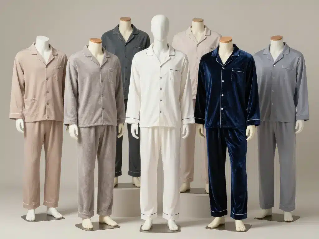 combinaison pyjama homme matières et coupes