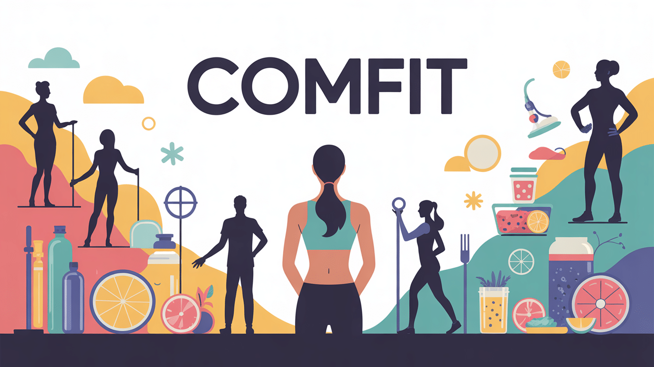 Comfit avis illustration vectorielle coaching digital