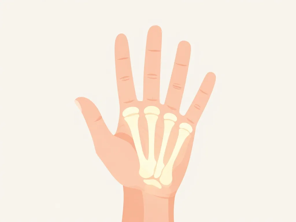 main doigt tatoué zone sensible illustration