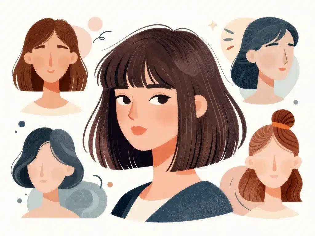 schéma coupe shaggy mi long adaptée