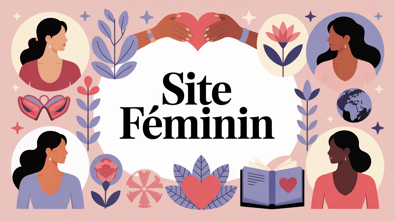 illustration femme-au-feminin.com site féminin diversité bien-être