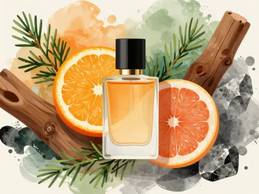 Fragrance Terre d’Hermès composition notes agrumes bois mineraux