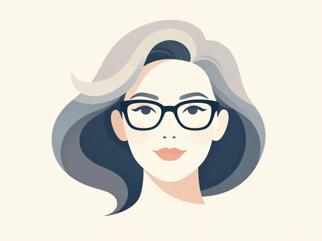 harmoniser coupe de cheveux femme 50 ans avec lunettes, cheveux et lunettes en équilibre