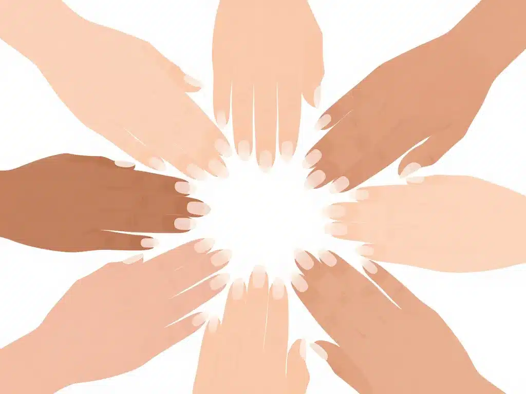 Mains présentant ongle baby boomer gradient élégant