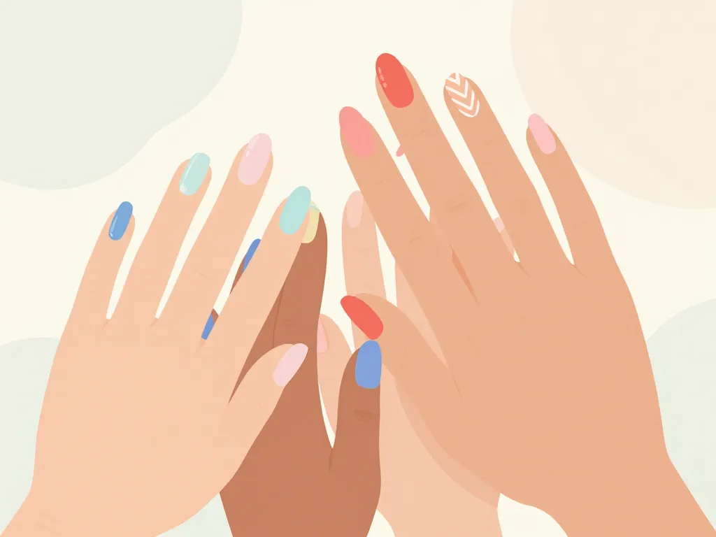 mains ongle ete motifs couleurs tendances