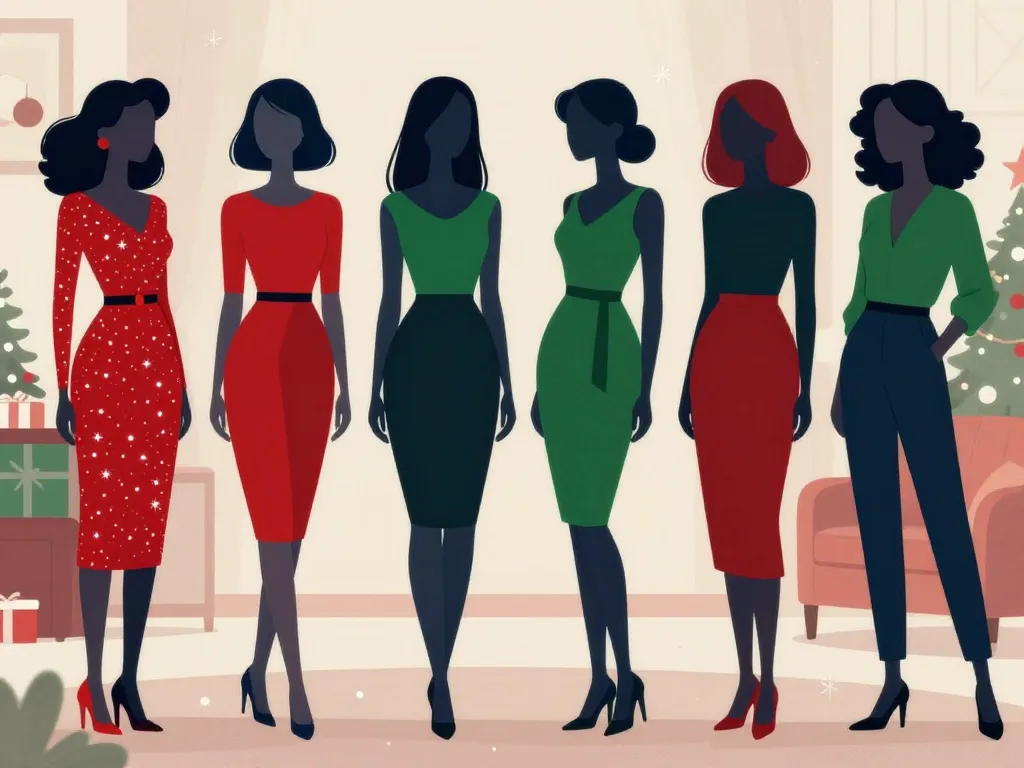 robe de noel femme trois styles principaux