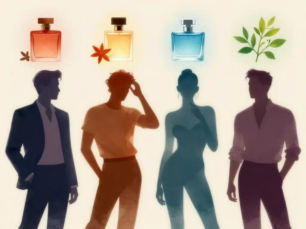 Scène profils styles meilleur parfum homme