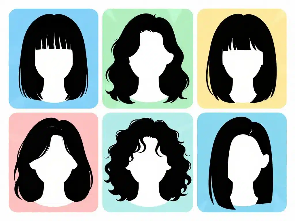 différents styles coupe shaggy mi long