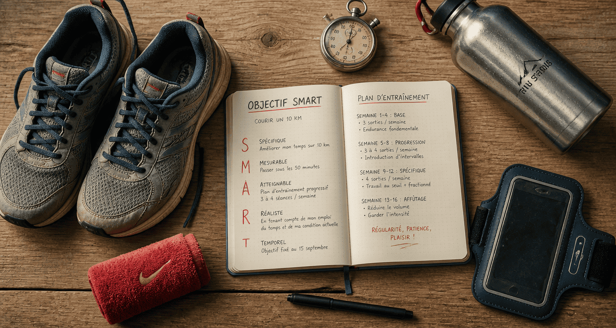 comment se motiver à faire du sport objets sur table