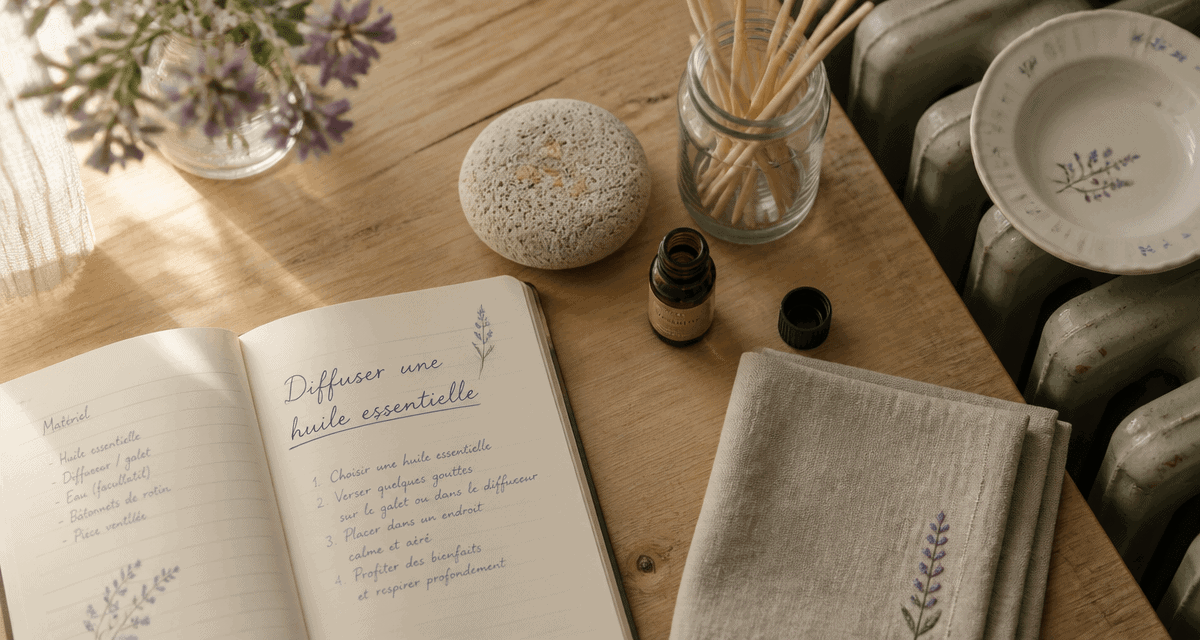 comment diffuser huile essentielle sans appareil galet rotin radiateur