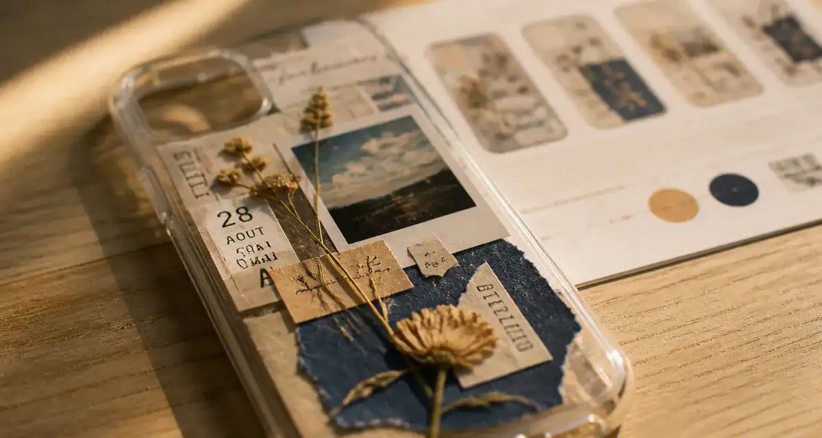 Comment personnaliser sa coque de téléphone transparente : collage papier 3D sur coque TPU
