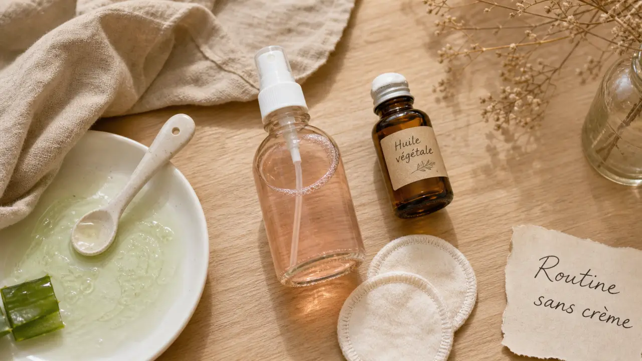 Comment hydrater sa peau sans crème : brume hydrolat et huile pour peau qui tire